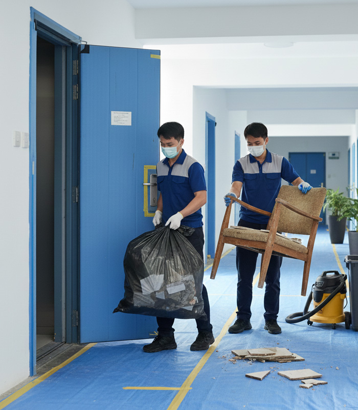 renovation debris disposal Singapore