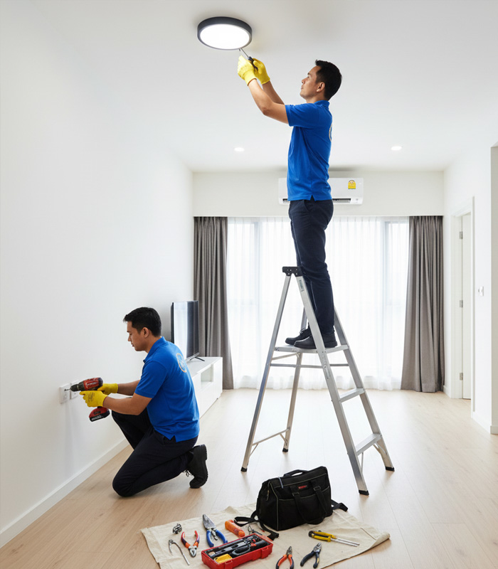 commercial electrical works Singapore